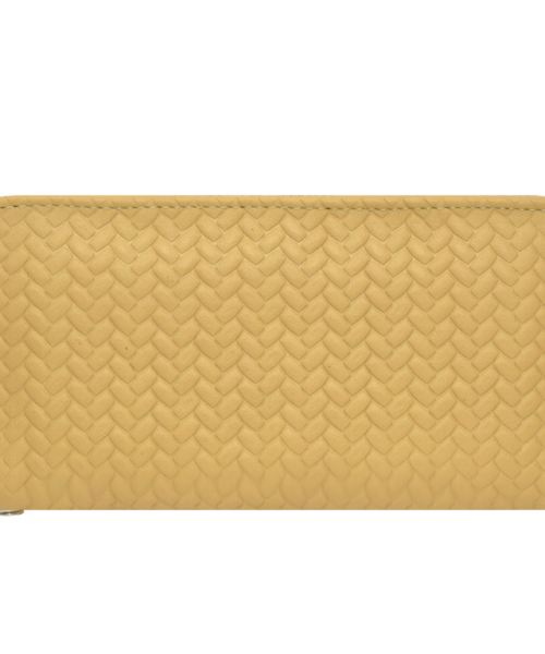 10 1116 Cartera Piel Camel Cierre Sencillo