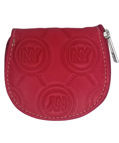 Monedero Piel Varios Colores NY Rojo mod: 23 M01