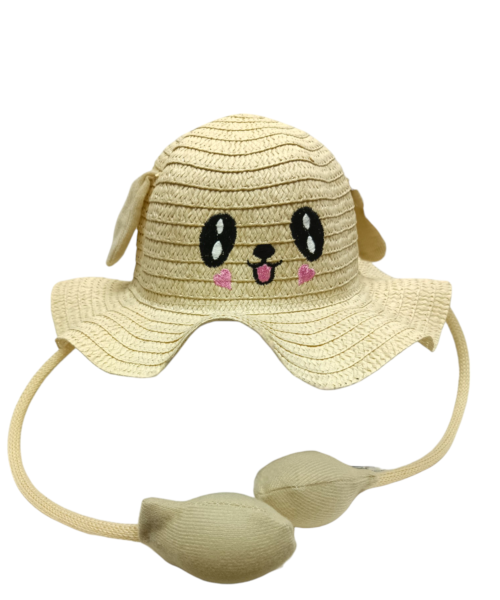 Sombrero Infantil Beige con Orejas Mod. 10 0032