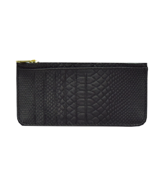 Tarjetero Piel Negro mod. 23 7055