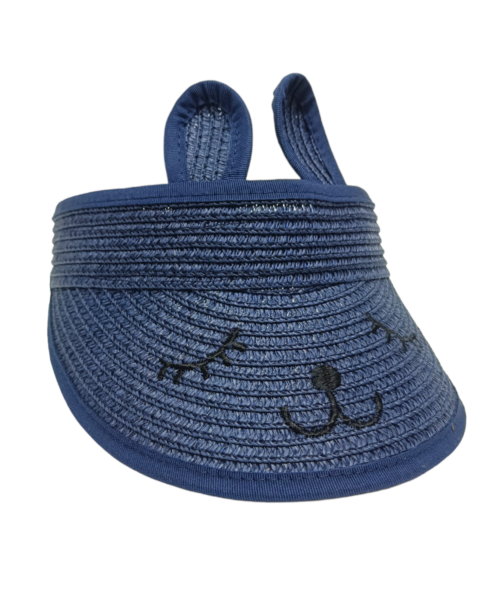 Visera Azul Marino Estilo Conejito Mod. 10 0032