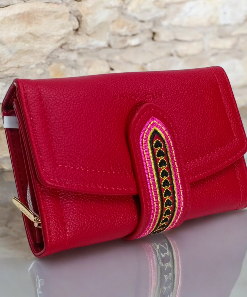 Cartera Roja para Dama Mod. 10 2404