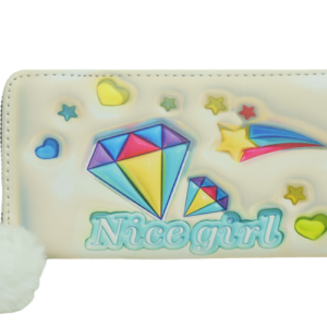 Cartera Blanco Pompom 10 0045