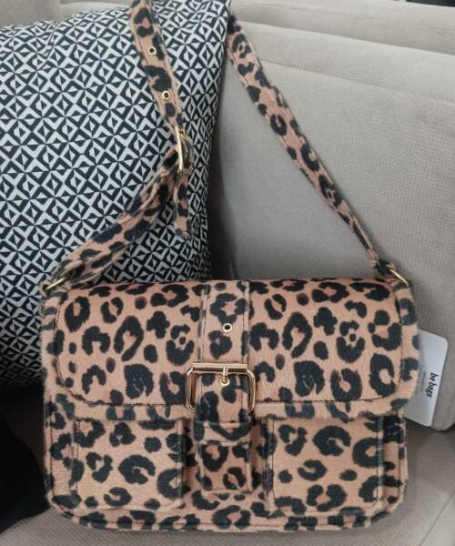 Bolso Chico con Estampado de Leopardo Mod. 24 9012