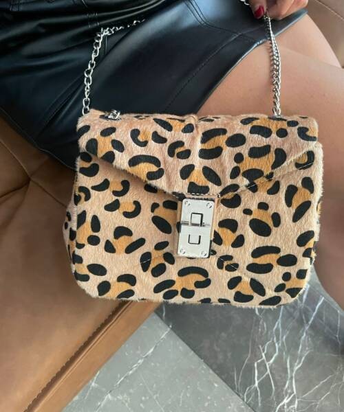 Bolso Bandolero Estampado de Leopardo Mod. 42 0005