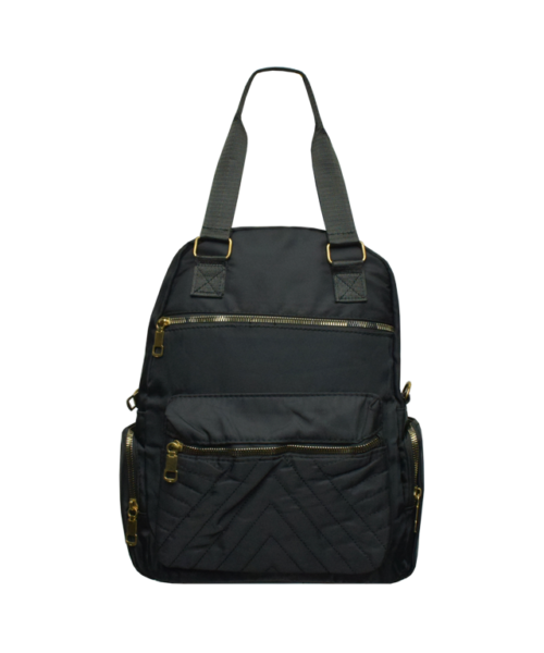 Bolsa Mochila Nylon Negro 10 2166