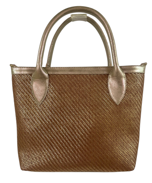 Bolsa Económica Yute Rayas Bronce mod 06 0120