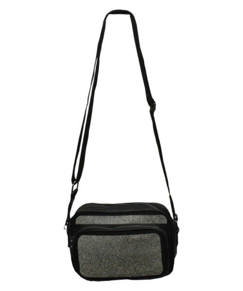 Bolso Mini Brillos Negro 10 1180