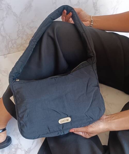 Bolsa Juvenil de Nylon Negro Mod. 10 14507