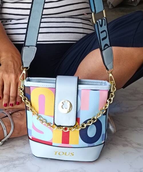 Bolso Bandolero Azul cielo Mod. 10 0223