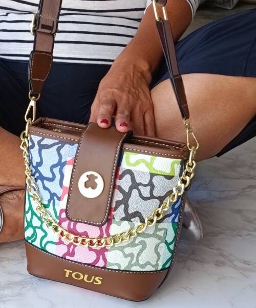 Bolso Bandolero color Cafe Mod. 10 0223