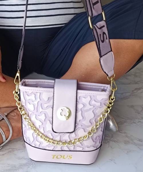 Bolso Bandolero color Lila Mod. 10 0223