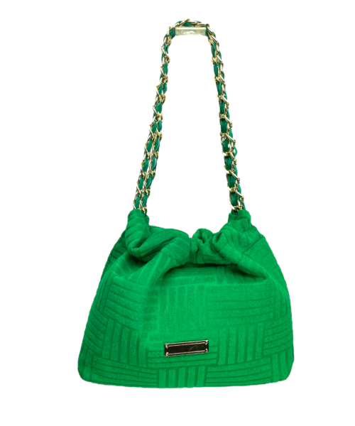 Bolsa Morral Verde Asa Cadena Mod 23 9099