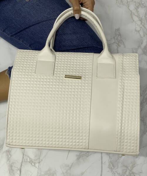 Bolsa Poligono Latte Mod. 23 0270