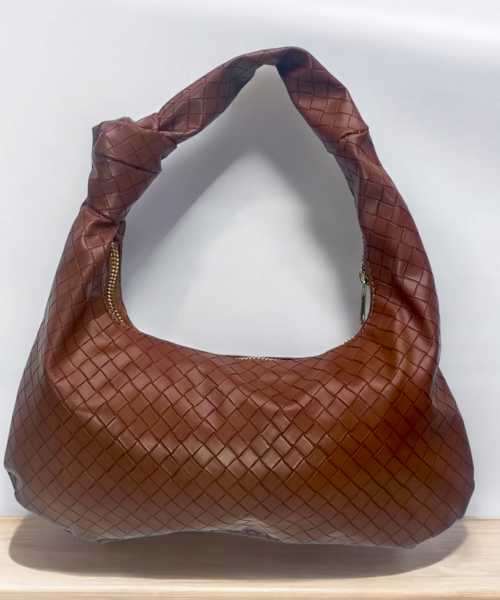 Bolsa Tejida de Mano color Camel Mod. 10 0210