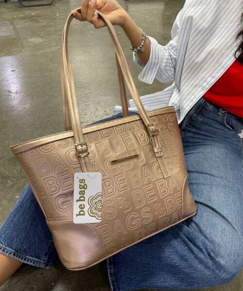 Bolso Metal Circón color Oro Mod. 23 1034