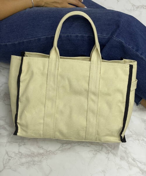 Bolsa Lona Color Crudo Mod. 23 4001