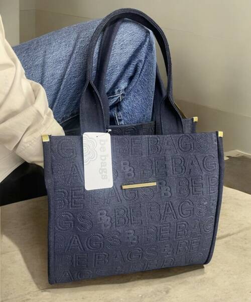 Bolso Casual de Mezclilla Aplic-253 Mod. 23 9055